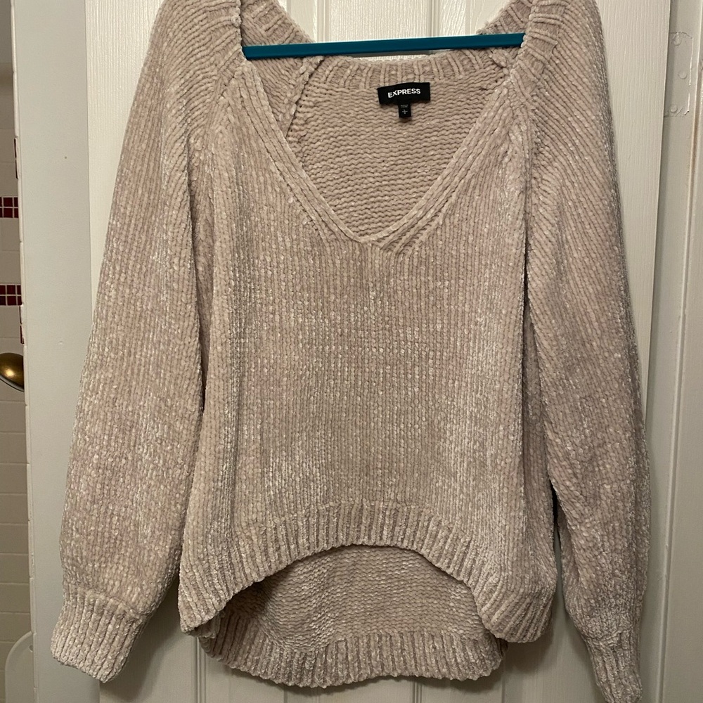 Express Women's Cream Sweater